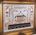 TWIN PEAK PRIMITIVES "An Old Christmas Sampler" Counted Cross Stitch Pattern, Sampler, Needlework Marketplace 2024, Pattern Only