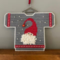 HAYSTACK STITCHING "Scandi Gnome Christmas Jumper KIT" Counted Cross Stitch Pattern by Caroline Seldon, Christmas Ornament, Chart, Full Kit
