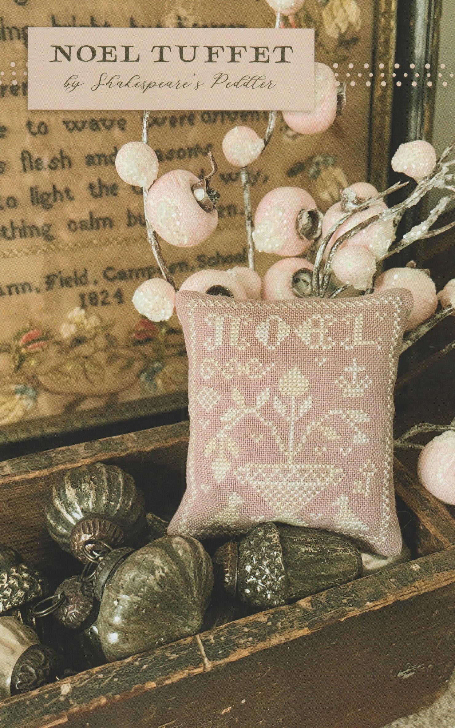 SHAKESPEARE'S PEDDLER "Noel Tuffet" Counted Cross Stitch Chart, Pattern Only
