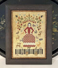 KATHY BARRICK "Happiness"  Counted Cross Stitch Pattern  Chart, Animals, Sampler, Needlework Marketplace 2024, Pattern Only