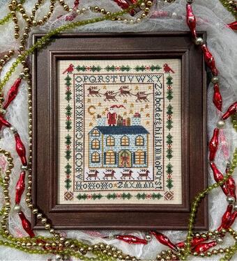 KATHY BARRICK "A Visit From St. Nick"  Counted Cross Stitch Pattern  Chart, Needlework Marketplace 2024, Pattern Only
