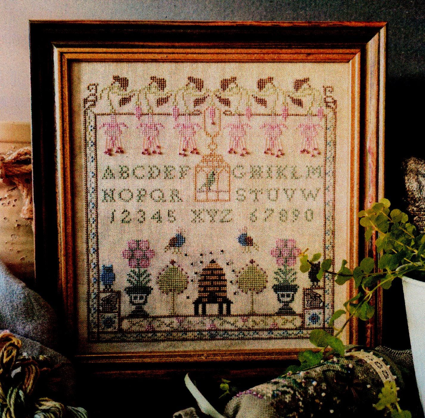 THE WISHING THORN "Clogwyn in Spring Sampler"  Counted Cross Stitch Pattern  Beautiful!, Pattern Only