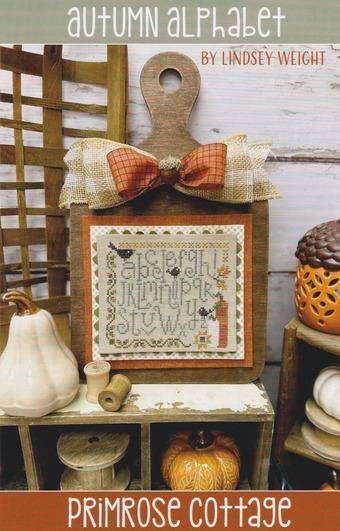 PRIMROSE COTTAGE STITCHES "Autumn Alphabet" Counted Cross Stitch Pattern, Fall, Autumn, Chart, Pattern Only