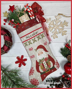 Crocette A Gogo  "Ho Ho Ho Christmas Stocking 2024"  Counted Cross Stitch Pattern  Santa, Pattern Only