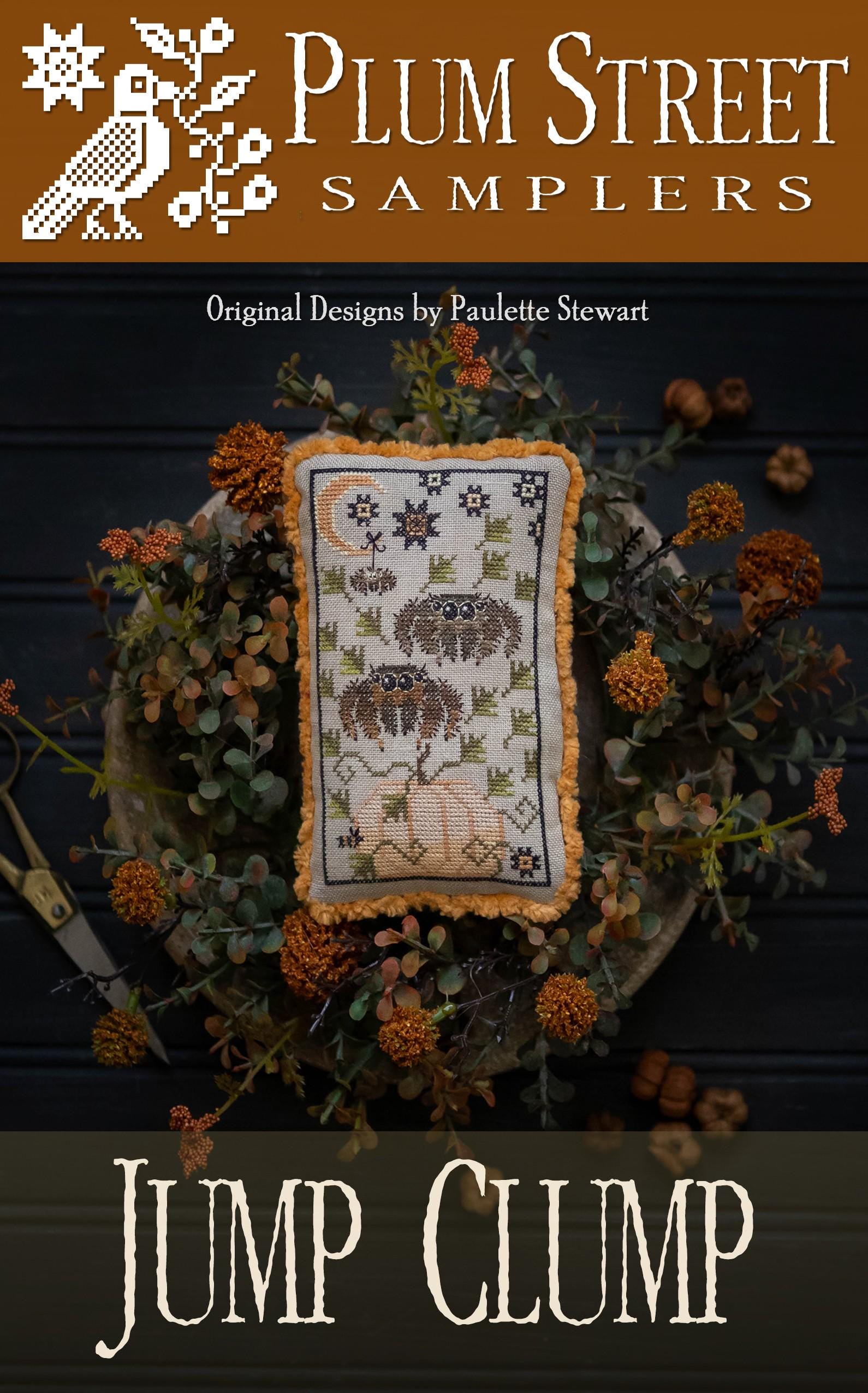PLUM STREET SAMPLERS "Jump Clump"  Counted Cross Stitch Pattern  Paper Pattern