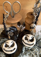 ROVARIS ~ Ceramic Ghost Scissor Fob, Halloween, Handmade from Samone, Italy