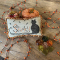 HAYSTACK STITCHING "Spooky Cat" Counted Cross Stitch Pattern, Chart by Caroline Seldon, Halloween, Nashville Market 2025, Pattern Only