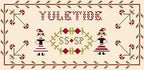 Running with Needles & Scissors "Yuletide"  Counted Cross Stitch Pattern  Chart, Christmas, Pattern Only