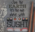 PUNTINI PUNTINI "Sushi - Save The Earth Series" Counted Cross Stitch Pattern
