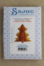 MAISON SAJOU Christmas Tree Sewing Kit ~ Coromandel Fabrics, 3 Dimensional Christmas Tree, Made in France