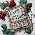 Deck The Halls  by Hello From Liz Matthews  Counted Cross Stitch Pattern  Sampler & Tree, Paper Pattern