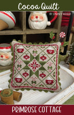 PRIMROSE COTTAGE STITCHES "Cocoa Quilt" Counted Cross Stitch Pattern, Chart, Christmas, Pattern Only