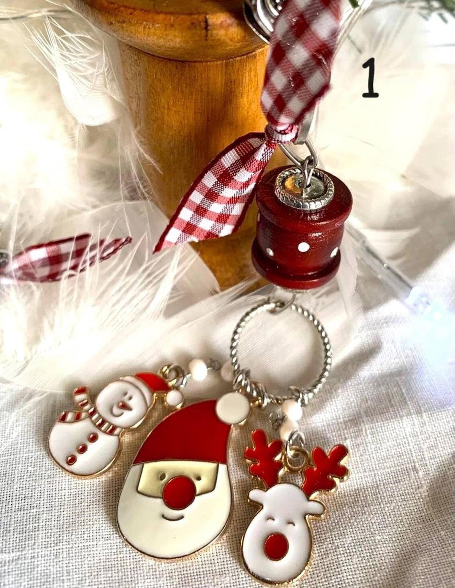 Rovaris ~ Christmas Scissor Fob, Handmade from Samone, Italy