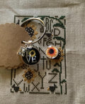 ZIGGY'S  DESIGNS "Fall/Love Thread Keep and Needleminder Set"  Needlework Accessories