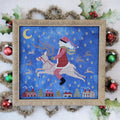 KATHY BARRICK "Joy Ride" Counted Cross Stitch Pattern, Chart, Holiday, Pattern Only