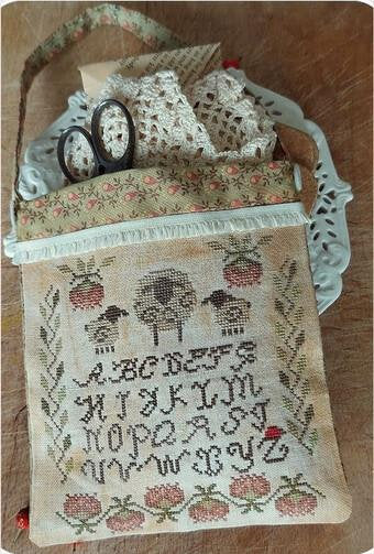 NIKYSCREATIONS PRIMITIVES "Sheeping Sampler" Counted Cross Stitch, Chart, Nashville Needlework Market 2024, Pattern Only
