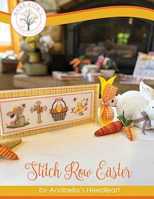 Anabella's "Stitch Row Easter" Counted Cross Stitch Pattern, Chart, Paper Pattern