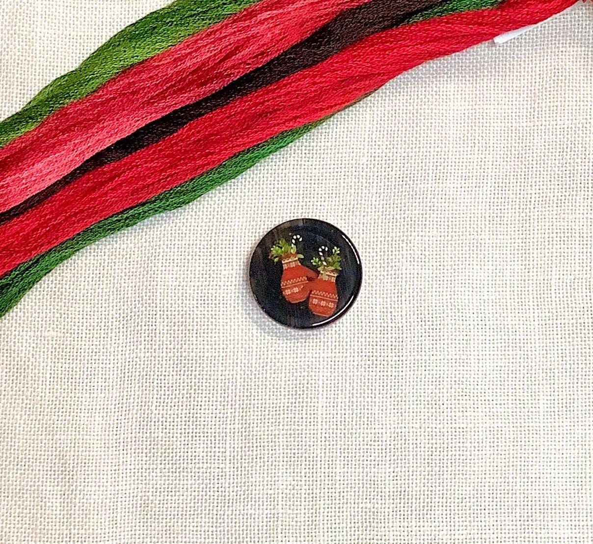 ZIGGY'S  DESIGNS "Exclusive Mittens Needleminder"  Needle Minder Needlework Accessories