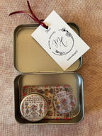 MAISON CHOISEL -Lady's Companion - Heloïse Cornu - Reflets de Soie - Tin Box, 20 Floss Drops, Needle Minder, and Small Round Tin Box