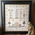 THE WISHING THORN "Sarah Flear Sampler 1806"  Counted Cross Stitch Pattern  Reproduction Sampler, Chart, Pattern Only