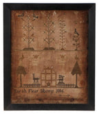 THE WISHING THORN "Sarah Flear Sampler 1806"  Counted Cross Stitch Pattern  Reproduction Sampler, Chart, Pattern Only