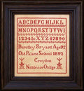 Hands Across The Sea Samplers  "Dorothy Bryant 1892"  Counted Cross Stitch Pattern  Sampler  Pattern Only