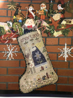 SHEPHERD'S BUSH PRINTWORKS "Charland's Stocking" Cross Stitch Pattern & Charm Pack Included, Christmas, Pattern and Charm Pack