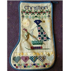 SHEPHERD'S BUSH PRINTWORKS "Christian's Stocking" Cross Stitch Pattern, Christmas, Pattern Only
