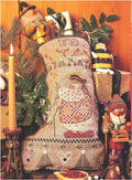 SHEPHERD'S BUSH PRINTWORKS "Tina's Stocking" Counted Cross Stitch Pattern, Christmas, Santa, Sampler, Pattern Only