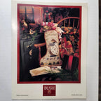 SHEPHERD'S BUSH PRINTWORKS "Teri's Stocking" Counted Cross Stitch Pattern, Christmas, Santa, Sampler, Pattern Only