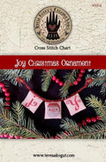 TERESA KOGUT "Joy Christmas Ornament"  Counted Cross Stitch Pattern  Winter, Christmas, folk art, Pattern Only