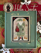 TERESA KOGUT "Hello Santa"  Counted Cross Stitch Pattern  7 Santa Charts, Winter, Christmas, folk art, Booklet Only