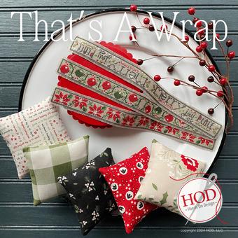 HANDS ON DESIGN "That's A Wrap" Counted Cross Stitch Pattern, Summer House Stitch Works, Christmas, Winter, Pattern Only