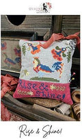 QUAINT ROSE NEEDLEARTS "Rise & Shine!" Counted Cross Stitch Pattern, Chart, Pattern Only