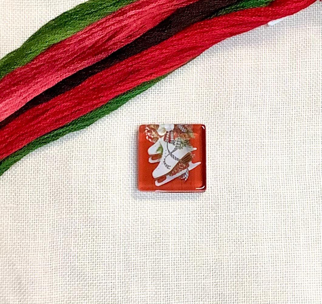 ZIGGY'S  DESIGNS "Exclusive Skates Needleminder"  Needle Minder Needlework Accessories