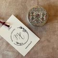 MAISON CHOISEL - Small Round Tin Box - Heloise Cornu - Reflets de Soie  - Size 43mm Diameter