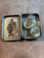 MAISON CHOISEL - Limited Edition Lady's Companion Noel 2024 - Tin Box - Includes Round Boxes, Buttons & Charms - 4.33" x 3.15" x 0.95"