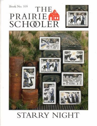 The Prairie Schooler STARRY NIGHT Counted Cross Stitch Pattern, Winter, Christmas, Angels, Chart Book No. 109