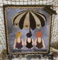 ROVARIS "Sanderson's Summer" Counted Cross Stitch Pattern and Silver CHARM Included, Summer, Pattern Only