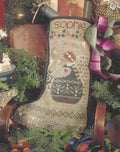 SHEPHERD'S BUSH PRINTWORKS "Sophie's Stocking" Counted Cross Stitch Pattern, Christmas, Santa, Sampler, Pattern Only