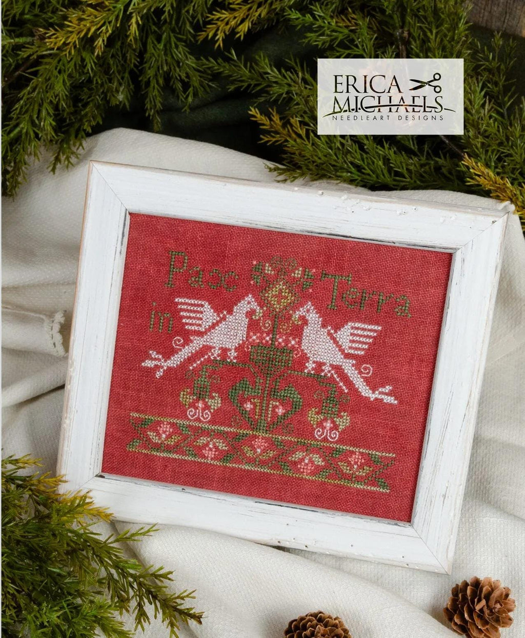 ERICA MICHAELS "Peace On Earth" Counted Cross Stitch Pattern, Chart, Pattern Only