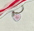 ZIGGY'S  DESIGNS "Love Thread Keep"  Valentine's Day Thread Keep with Charms, Needlework Accessories