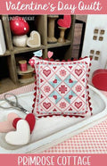 PRIMROSE COTTAGE STITCHES "Valentine's Day Quilt" Counted Cross Stitch Pattern, Valentine Wishes, Chart, Pattern Only