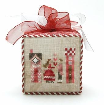 HEART IN HAND "Big Hearted Frill"  Counted Cross Stitch Pattern  Valentine, Pattern Only