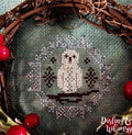 DARLING & WHIMSY DESIGNS "Quirky Quaker Snowy Owl" Counted Cross Stitch Pattern, Chart, Pattern Only