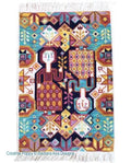 BARBARA ANA DESIGNS "Medieval Rug" Counted Cross Stitch Pattern, Chart, Pattern Only