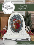 Erin Elizabeth DESIGNS "Santa Squirrel" Counted Cross Stitch Pattern by Erin Elizabeth, Chart, Pattern Only
