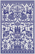 LONG DOG SAMPLERS "Turretz"  Counted Cross Stitch Pattern  Sampler, Chart, Pattern Only