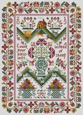 LONG DOG SAMPLERS "Count Your Blessings"  Counted Cross Stitch Pattern  Sampler, Chart, Pattern Only