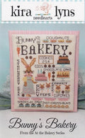 KIRALYNS NEEDLEARTS "Bunny's Bakery" Counted Cross Stitch Pattern, Series, Easter, Pattern Only